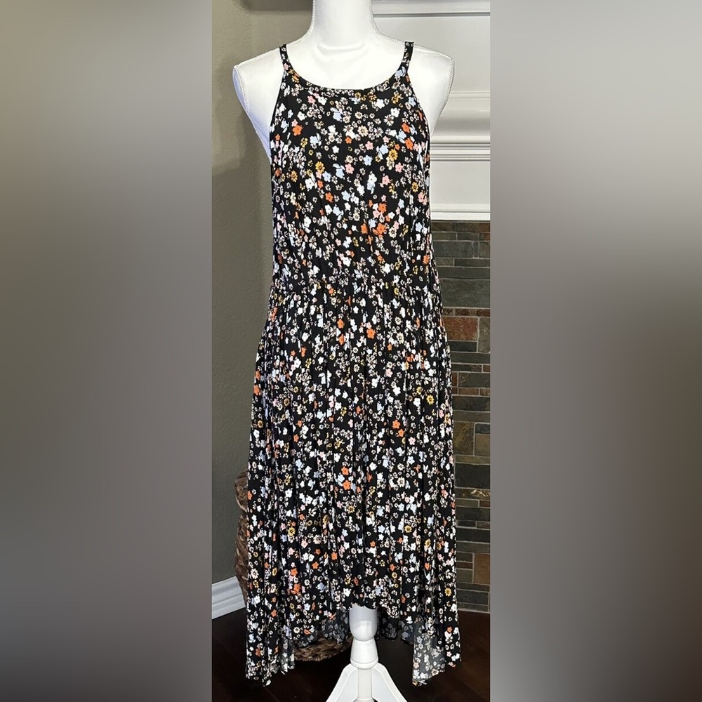 Torrid Floral Black Dress